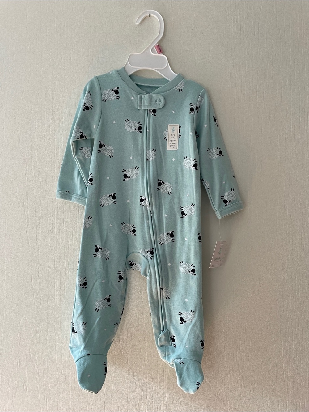 NWT Lullaby Lane Sheep Footie Sleeper